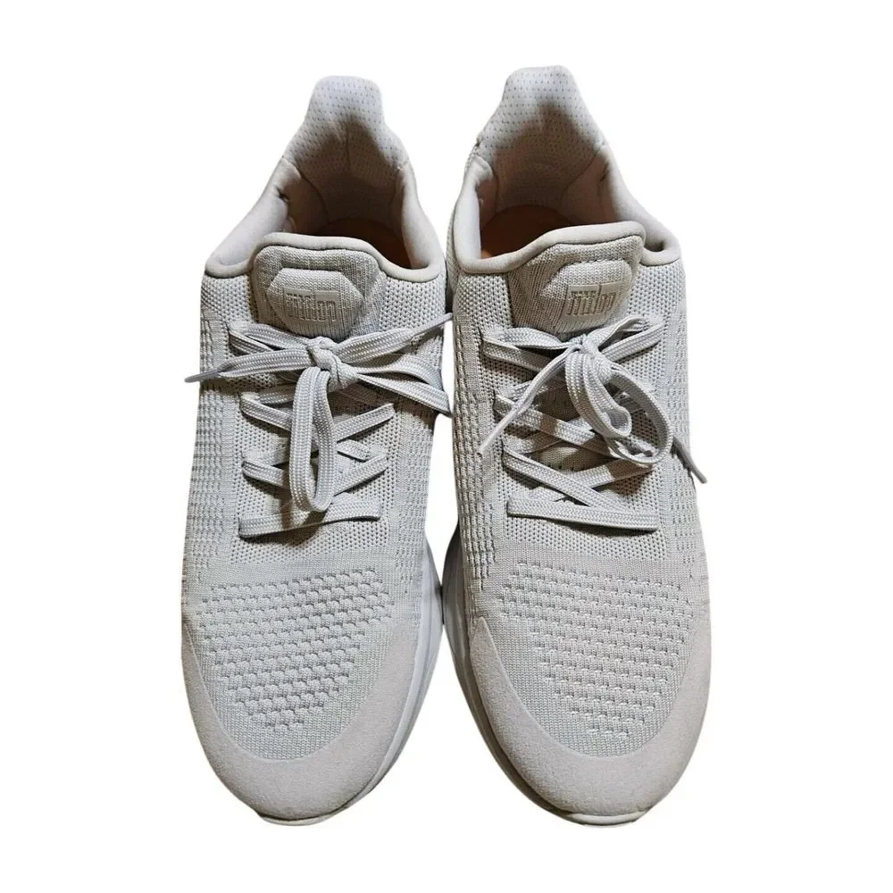 Fitflilop Vitamin FFX Water Resistant Knit Sports Sneakers Clay Grey EUC Men's 9